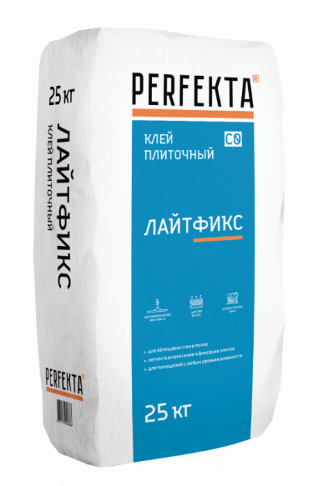 Клей плиточный базовый Лайтфикс C0, 25 кг
