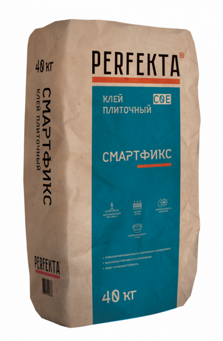 Клей плиточный с увеличенным открытым временем Смартфикс C0 E, 40 кг