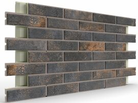 Клинкерные термопанели BestPoint Exclusive Metal Dark