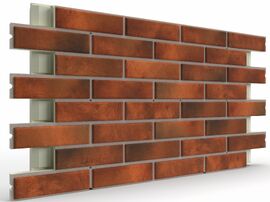Клинкерные термопанели BestPoint Retro Brick Chili
